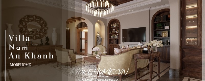  Thiết kế thi công biệt thự gỗ óc chó cao cấp tại Nam An Khánh Hà Nội